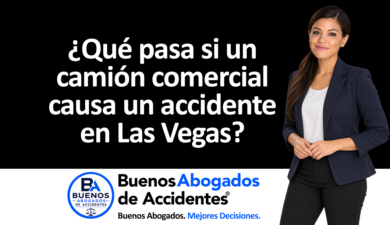 #1 Buenos Abogados de accidentes - Qué pasa si un camión comercial causa un accidente en Las Vegas